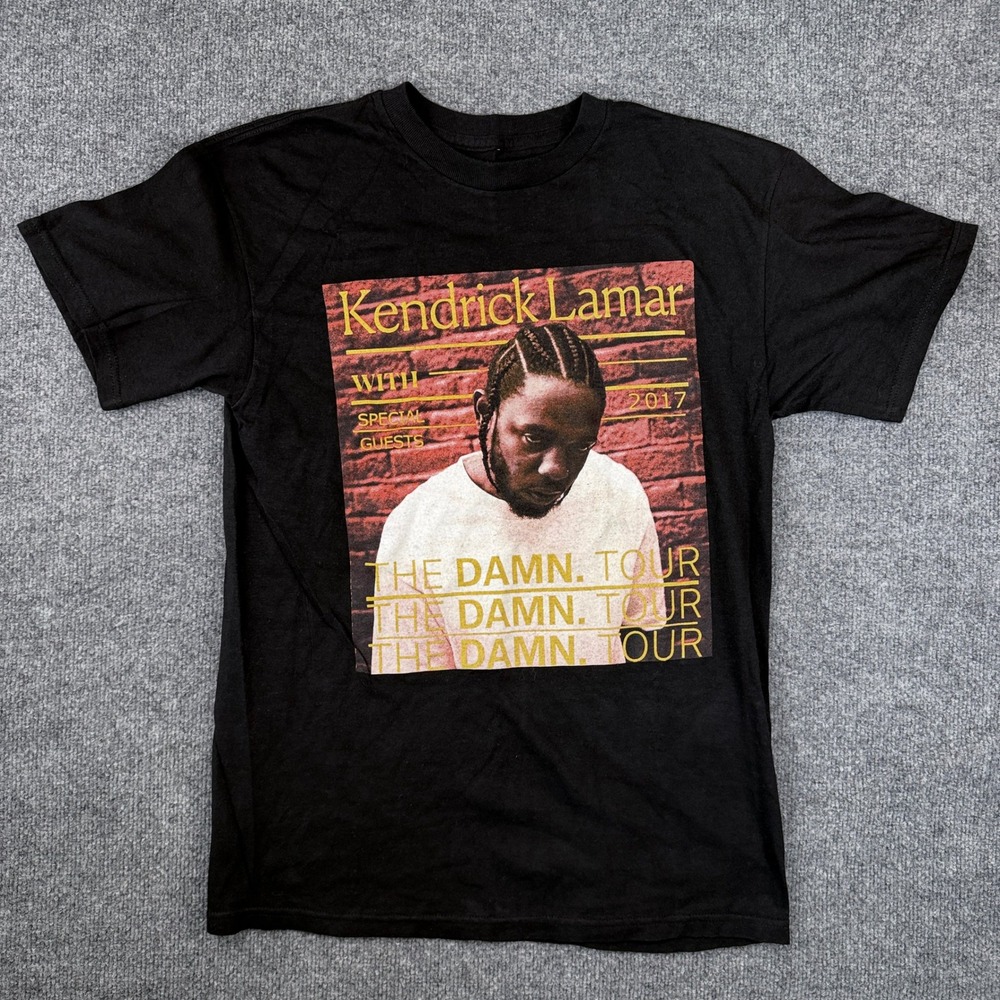 Kendrick Lamar The DAMN Tour 2017 T Shirt Mens M Travis Scott YG Hip Hop